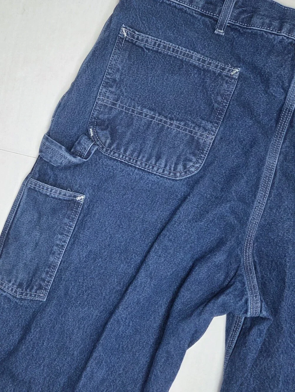 Carhartt Loose Fit Carpenter Jeans B13 Mens Size 38x32 Darkstone Workwear